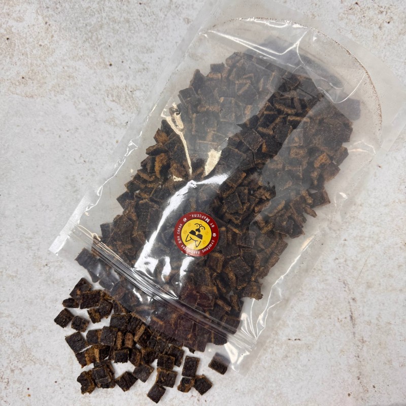 Мясные кусочки из конины/мясо конины 1:1см - 1000 гр.