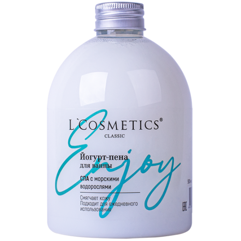 Йогурт - пенна Для ванны" СПА" с морскими водорослями и минералами 500 мл