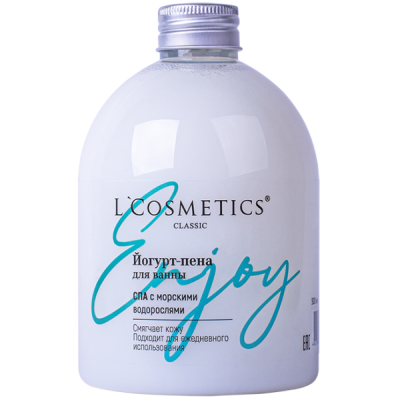 Йогурт - пенна Для ванны" СПА" с морскими водорослями и минералами 500 мл