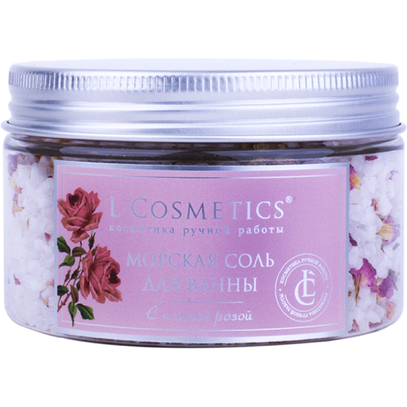 Морская соль Для ванны c розой 300 г
