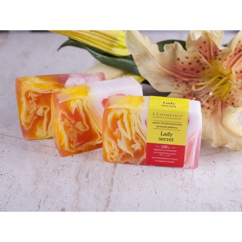 Мыло ручной работы "Lady secret" (по мотивам Nina Ricci  - Nina) "W" 100 г
