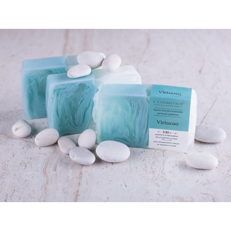 Мыло ручной работы "Virtuoso" (по мотивам Kenzo - pour home) "M" 100 г