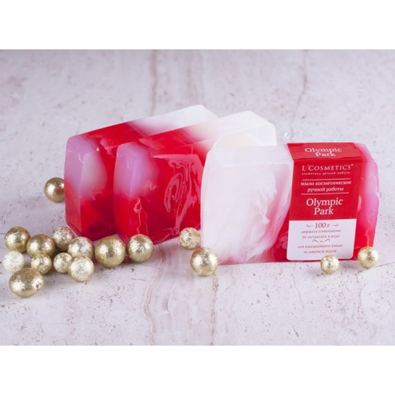 Мыло ручной работы "Olimpic park" (по мотивам Davidoff – Champion) “M” 100 г