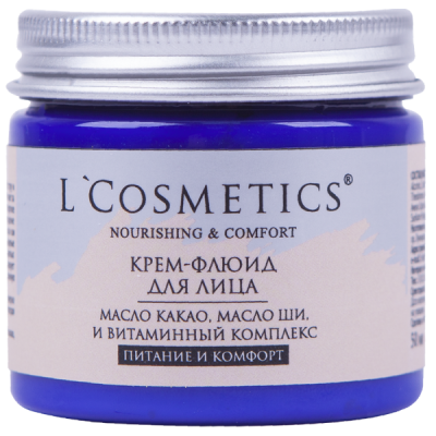 Крем-флюид для лица с маслом какао, ши и витаминным комплексом – серия Nourishing & Сomfort – 50 мл