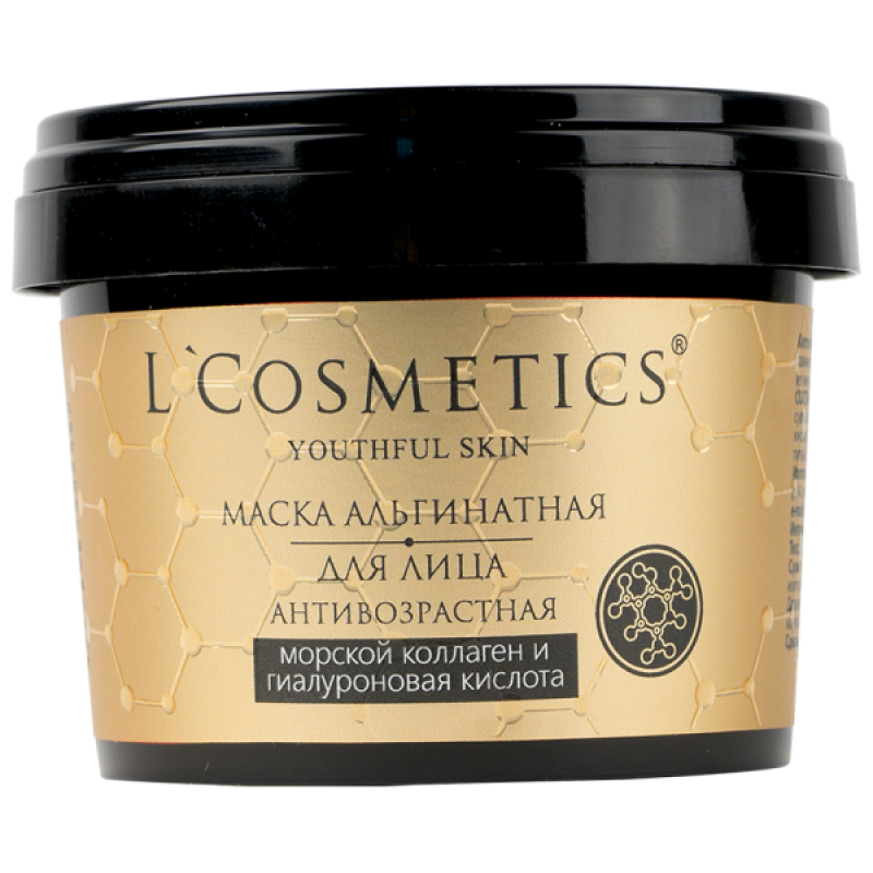 Маска альгинатная для лица «Антивозрастная» – серия Youthful skin – 25 г