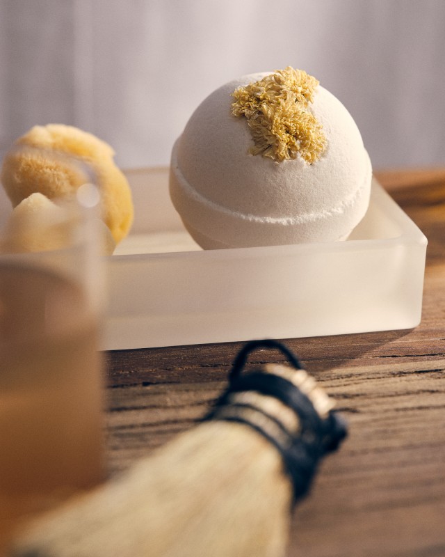 Бомбочка для ванны «Герань &amp; Хризантема»