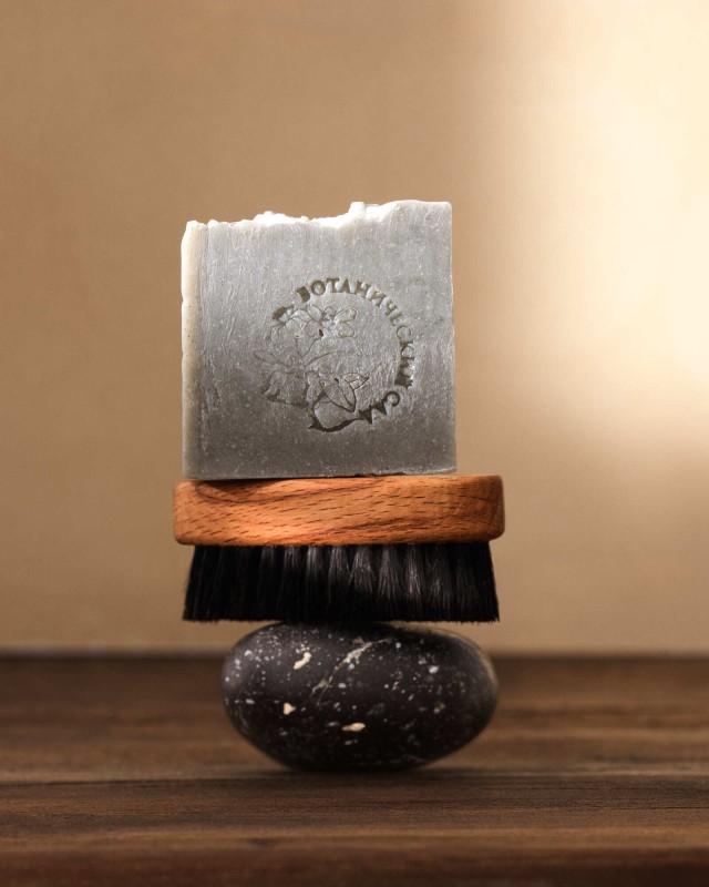 Мыло ручной работы «Мелисса &amp; Голубая глина»