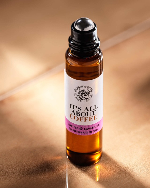Смесь эфирных масел для деликатной бодрости. «Кофе &amp; Лаванда»