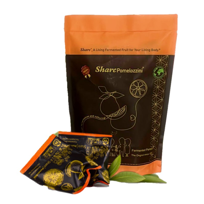 Share Pomelozzini – Ферментированный помело, 22 шт: пробиотик, пребиотическая клетчатка, антиоксидант, польза для кишечника, поддержка иммунитета, идеальный при диетах