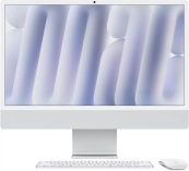 Apple iMac 24-inch 2024 [MWUC3ZP/A] (КЛАВ.РУС.ГРАВ.) Silver 24" Retina 4.5K {(4880x2520) M4 8C CPU 8C GPU/16GB/256GB SSD/рекоменд.переход.1979059/1991284} (A3247) 