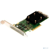 Контроллер/ MegaRAID SAS 9500-16i SGL (05-50077-02) PCIe v4 x8 LP, Tri-Mode SAS/SATA/NVMe 12G HBA, 16port(2*int SFF8654), 3816 IOC, RTL {5} (007493) 
