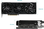 Видеокарта Palit  RTX5070 INFINITY3 OC NVIDIA GeForce RTX 5070 12Gb 192bit GDDR7 2325/28000 HDMIx1 DPx3 HDCP Ret 