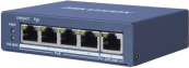 HIKVISION DS-3E0505P-E 4 RJ45 1000M PoE с грозозащитой 6кВ