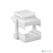 Вставка Hyperline KJ1-SC/DLC-WH Keystone 1xSC/DLC ABS пластик белый 