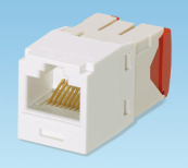 PANDUIT CJ5E88TGAW Модуль Mini-Com® RJ45 TX5e, UTP Т568A/B Enhanced (белый)   