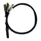 D-Link DEM-CB100QXS-4XS/C1A PROJ Пассивный кабель 40G QSFP+ длиной 1 м для прямого подключения с 1 разъемом QSFP+ и 4 разъемами 10GBase-X SFP+