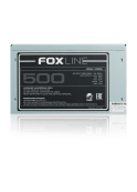 Блок питания Foxline  FZ500R 500W, ATX, NOPFC, 120FAN, 2xSATA, 2xPATA, 1xFDD, 24+4 