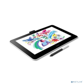 Графический планшет Wacom One 13 pen display LED USB Type-C белый 