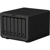 Synology DS620slim Сетевое хранилище DC2,0GhzCPU/2Gb(upto6)/RAID0,1,10,5,6/up to 6HDDs SATA 2,5'/2xUSB 3.0/2xGigEth/iSCSI/2xIPcam(up to 25)/ 1xPS/2YW 