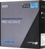  MSI PRO H610M-E (LGA1700, H610, 2xDDR5, mATX,VGA+HDMI) 