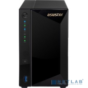 Asustor AS4002T Сетевое хранилище 2-Bay Marvell Armada A7020 1.6GHz Dual-Core, 2GB DDR4, Gbe x2, 10G Base-T x1, WoL, hardware encryption  