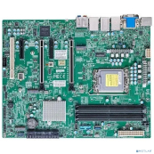 Supermicro MBD-X13SAE-F-B, 1xLGA1700,W680,4xDDR5 DIMM,2PCI-Ex16,3xM.2-PCI-E,8SATA3 RAID 0/1/5/10,7.1-ch,1x1000 Мбит/с,1х2500 Мбит/с,IPMI,4xUSB 2.0,VGA,DVI,HDMI,DisplayPort,ATX 