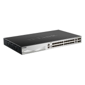 D-Link DGS-3130-30S/A1A PROJ Управляемый стекируемый1 коммутатор 3 уровня с 24 портами 1000Base-X SFP, 2 портами 10GBase-T и 4 портами 10GBase-X SFP+