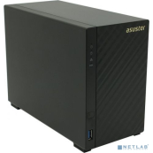 Asustor AS1002T v2 Сетевое хранилище 2-bay, Marvell ARMADA-385 Dual Core, ARM Cortex-A9 512MB DDR3, GbE x1, USB 3.0, WoL, System Sleep Mode, Support 3.5” hard disk 