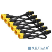 APC AP8716S Кабель электрический Power Cord Kit (6 pack), Locking, IEC 320 C19 to IEC 320 C20, 16A, 208/230V, 1,8m 