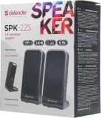 Defender SPK 225 {2.0, 2 х 2W, USB пит, разъем для наушников} [65220] 