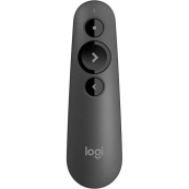 910-005843 Презентер Logitech R500s Graphite черный, Bluetooth + 2.4 GHz, USB-ресивер , 3 программируемых кнопки, лазерная указка  (090828) 