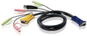 ATEN 2L-5305U КВМ-кабель USB для соединения с ПК HDB USB и аудио CABLE HD15M/MD6M/MD6M/SP/SP-SP 5M ATEN 2L-5305U КВМ-кабель USB для соединения с ПК HDB USB и аудио CABLE HD15M/MD6M/MD6M/SP/SP-SP 5M