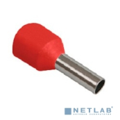 Iek UGN10-4-001-03-12 Наконечник-гильза Е1012 1мм2 (темно-красный, 20шт) ИЭК 