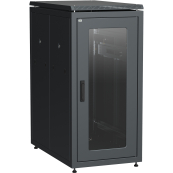 ITK LN05-28U61-G Шкаф сетевой 19" LINEA N 28U 600х1000 мм стеклянная передняя дверь черный