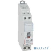 Legrand 412558 Контактор CX3 - 2П - 250 В~ - с катушкой 230 В~ - 25 A - 2 Н.О. - 1 модуль - с рукояткой управления - малошумный 