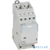 Legrand 412509 Контактор CX3 - 4П - 400 В~ - с катушкой 24 В~ - 25 A - 2 Н.О.+2 Н.З. - 2 модуля 