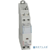Legrand 412521 Контактор CX3 - 2П - 250 В~ - с катушкой 230 В~ - 16 A - 1 Н.О+1 Н.З. - 1 модуль 