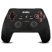Беспроводной геймпад Sven GC-2040 (11 кл. 2 стика, D-pad, Soft Touch, PC/PS3/Android/Xinput) 