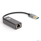 VCOM DU312M Кабель-переходник USB 3.0 (Am) --> LAN RJ-45 Ethernet 1000 Mbps, Aluminum Shell, VCOM <DU312M>[4895182256378] 