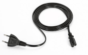 AC Line Cord, 1.8M ungrounded, two wire, CEE7/16 PWRS-14000-249R [50-16000-255R] 