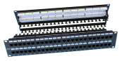 Hyperline PP3-19-48-8P8C-C6-110D Патч-панель 19", 2U, 48 портов RJ-45, категория 6, Dual IDC, ROHS, цвет черный (задний кабельный организатор в комплекте) Hyperline PP3-19-48-8P8C-C6-110D Патч-панель 19", 2U, 48 портов RJ-45, категория 6, Dual IDC, ROHS, цвет черный (задний кабельный организатор в комплекте)