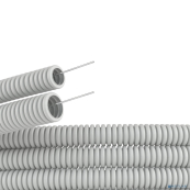 DKC 91932 Труба ПВХ гибкая гофр. д.32 мм , лёгкая с протяжкой, 25м, цвет серый DKC 91932 Труба ПВХ гибкая гофр. д.32 мм , лёгкая с протяжкой, 25м, цвет серый