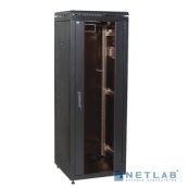 ITK LN05-42U66-GM Шкаф сетевой 19" LINEA N 42U 600х600 мм стеклянная передняя дверь, задняя металлическая черный