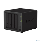 Synology DS923+ Сетевое хранилище C2GhzCPU/4Gb(upto8)/RAID0,1,10,5,6/up to 4hot plug HDDs SATA(3,5' or 2,5')(up to 9 with DX517)/2xUSB3.0/2GigEth/iSCSI/2xIPcam(up to 40)/1xPS/3YW