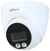 DAHUA DH-IPC-HDW2249TP-S-IL-0280B Уличная турельная IP-видеокамера SmartDualLight 2Мп, 1/2.8” CMOS, объектив 2.8мм, видеоаналитика, микрофон, ИК 30м, LED 30м, IP67, металл/пластик 