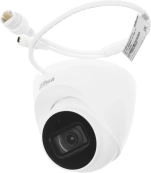 DAHUA DH-IPC-HDW2230TP-AS-0360B-S2 Уличная турельная IP-видеокамера 2Мп, 1/2.7” CMOS, объектив 3.6мм, видеоаналитика, микрофон, ИК 30м, IP67, металл/пластик 