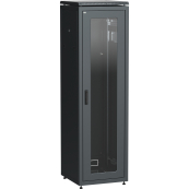 ITK LN05-38U68-G Шкаф сетевой 19" LINEA N 38U 600х800 мм стеклянная передняя дверь черный