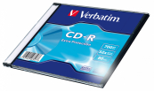 Verbatim Диски CD-R 700Mb 80 min 48-х/52-х (Slim case)[43347] 