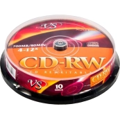VS CD-RW 80 4-12x CB/10 (VSCDRWCB1001) (620236) 