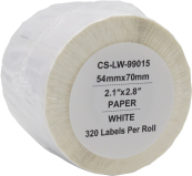 Этикетки Cactus CS-LW-99015 сег.:70x54мм черный белый 320шт/рул Dymo Label Writer 450/4XL Этикетки Cactus CS-LW-99015 сег.:70x54мм черный белый 320шт/рул Dymo Label Writer 450/4XL